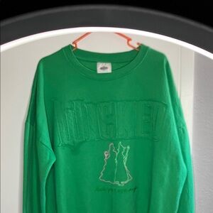 Universal Green Embroidered Mickey Sweatshirt